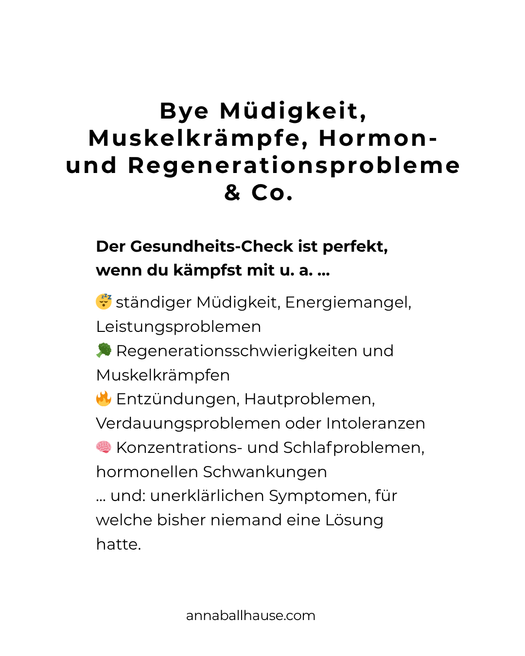 GESUNDHEITS-CHECK