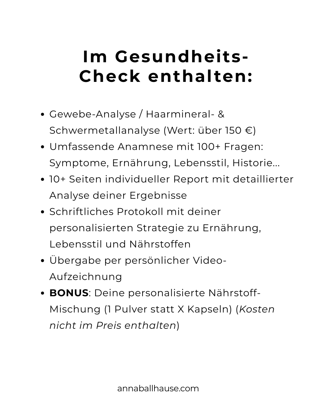 GESUNDHEITS-CHECK